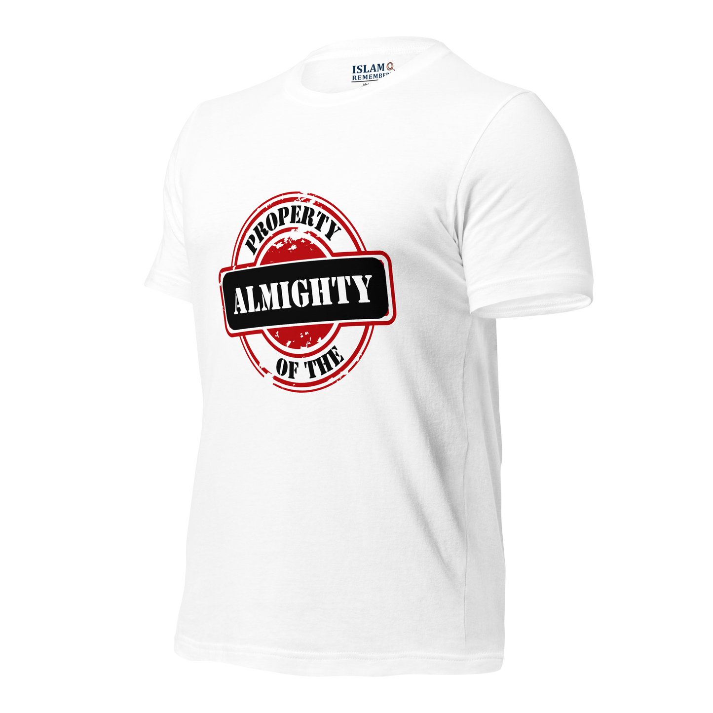 ADULT T-Shirt - PROPERTY OF THE ALMIGHTY - Black/White/Black