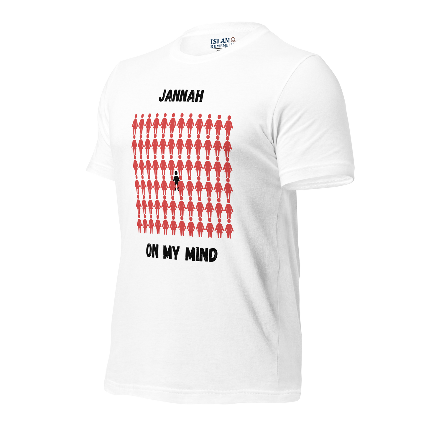 MEN's T-Shirt - JANNAH ON MY MIND - Black