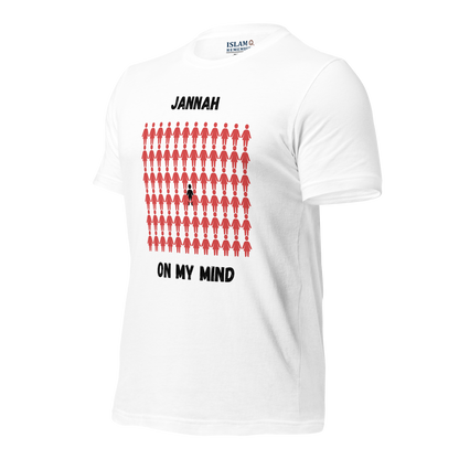 MEN's T-Shirt - JANNAH ON MY MIND - Black