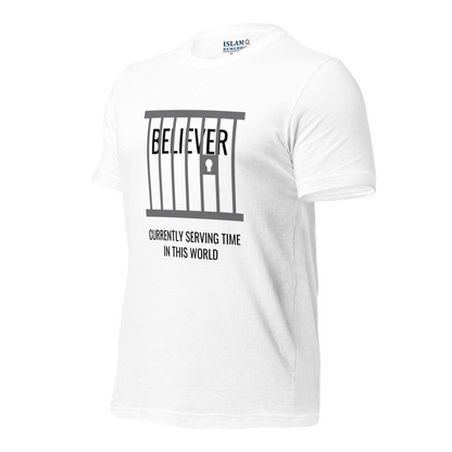 ADULT T-Shirt - BELIEVER SERVING TIME - Black