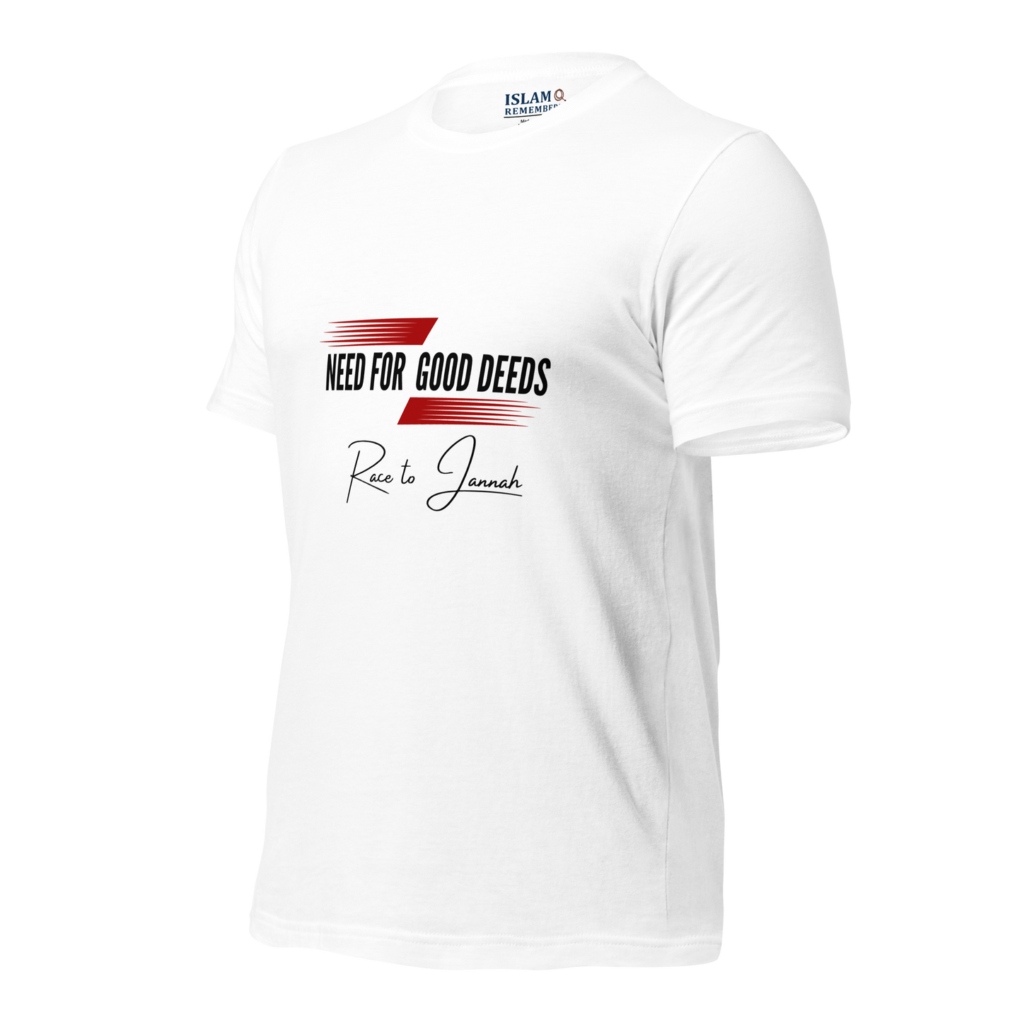 ADULT T-Shirt - NEED FOR GOOD DEEDS - Black/Red