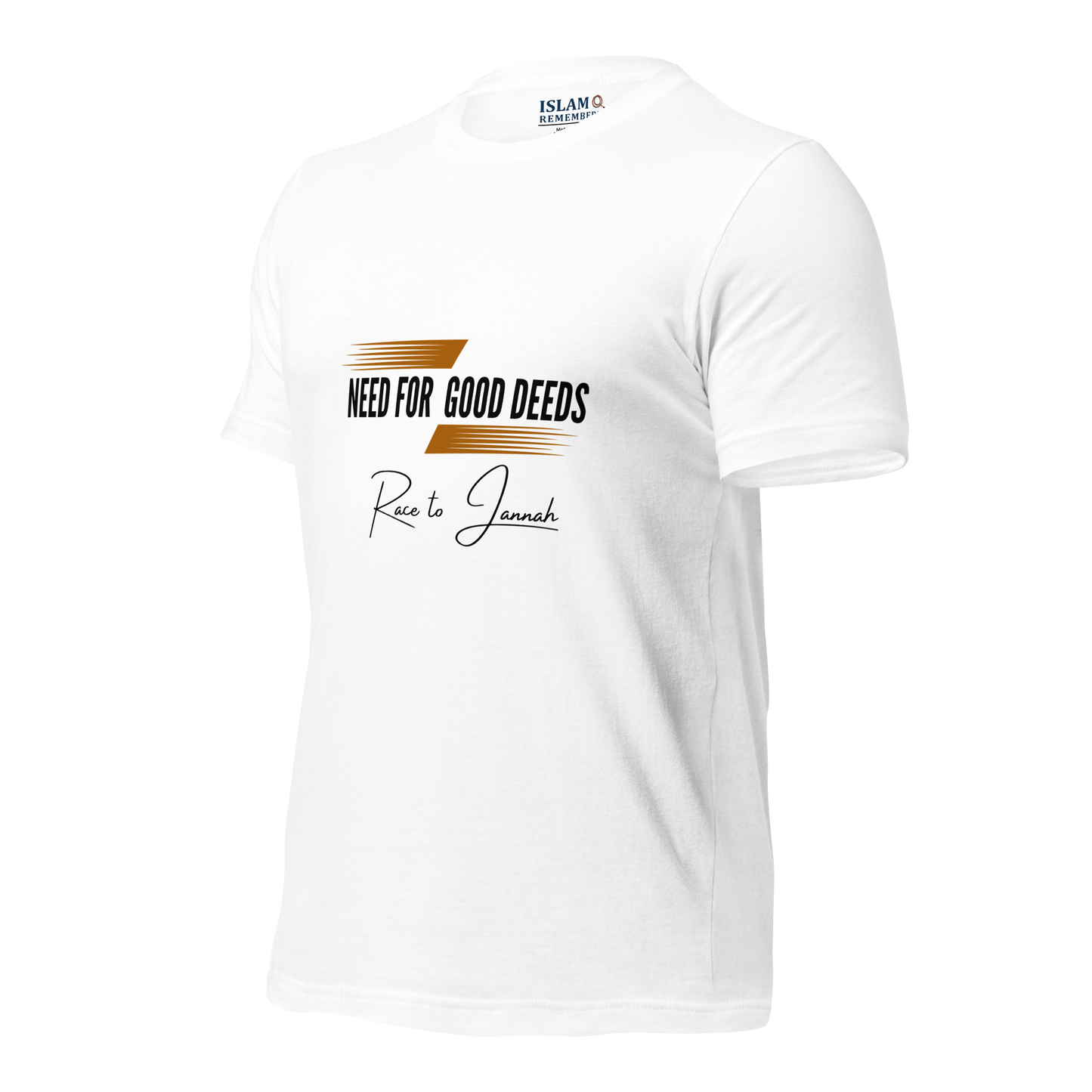 ADULT T-Shirt - NEED FOR GOOD DEEDS - Black/Orange