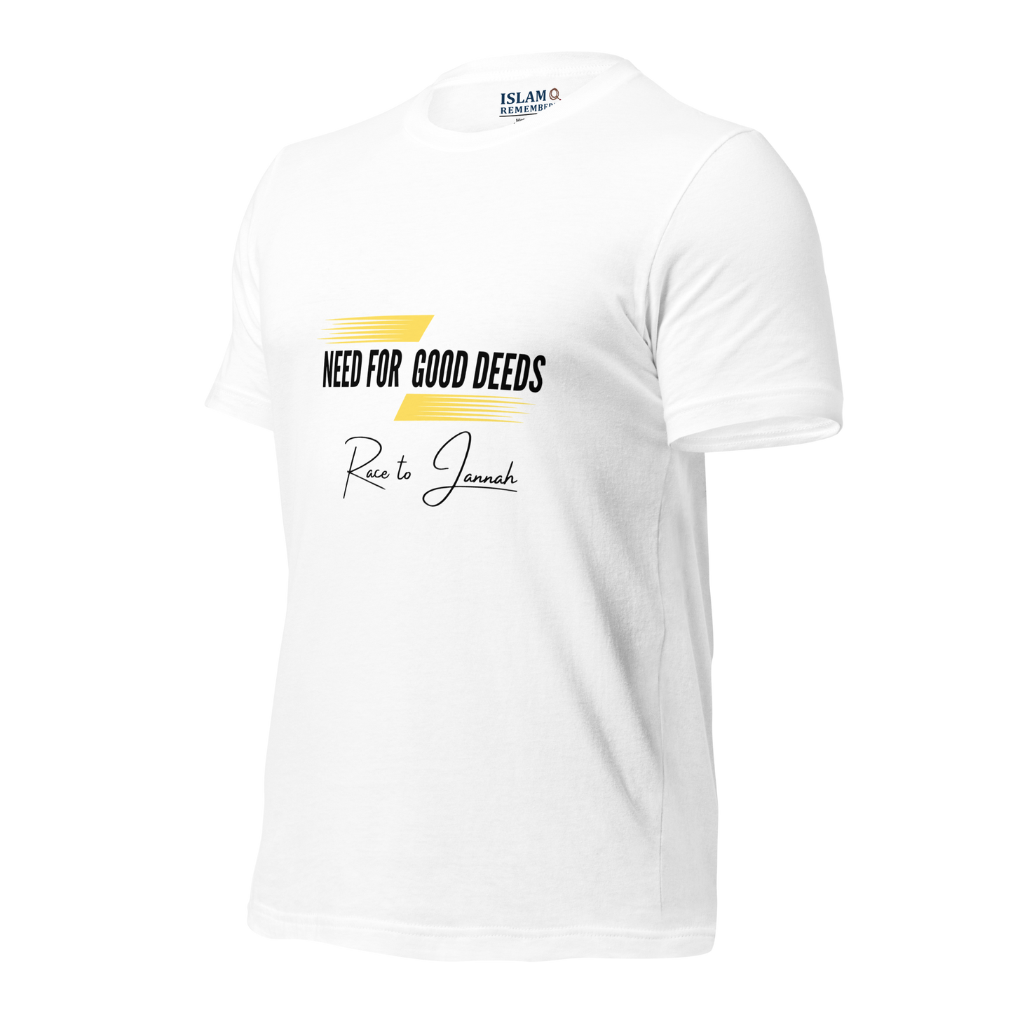 ADULT T-Shirt - NEED FOR GOOD DEEDS - Black/Yellow