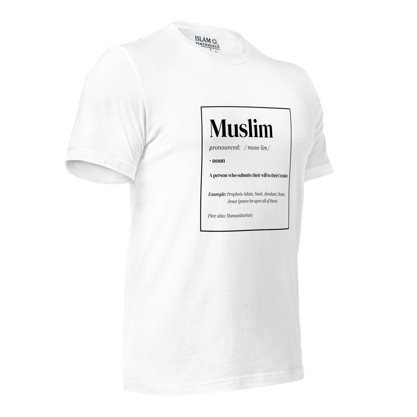 ADULT T-Shirt - MUSLIM DEFINITION - Black