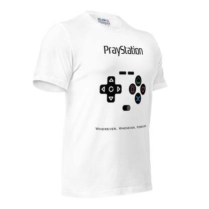 ADULT T-Shirt - PRAYSTATION (All Buttons) - Black