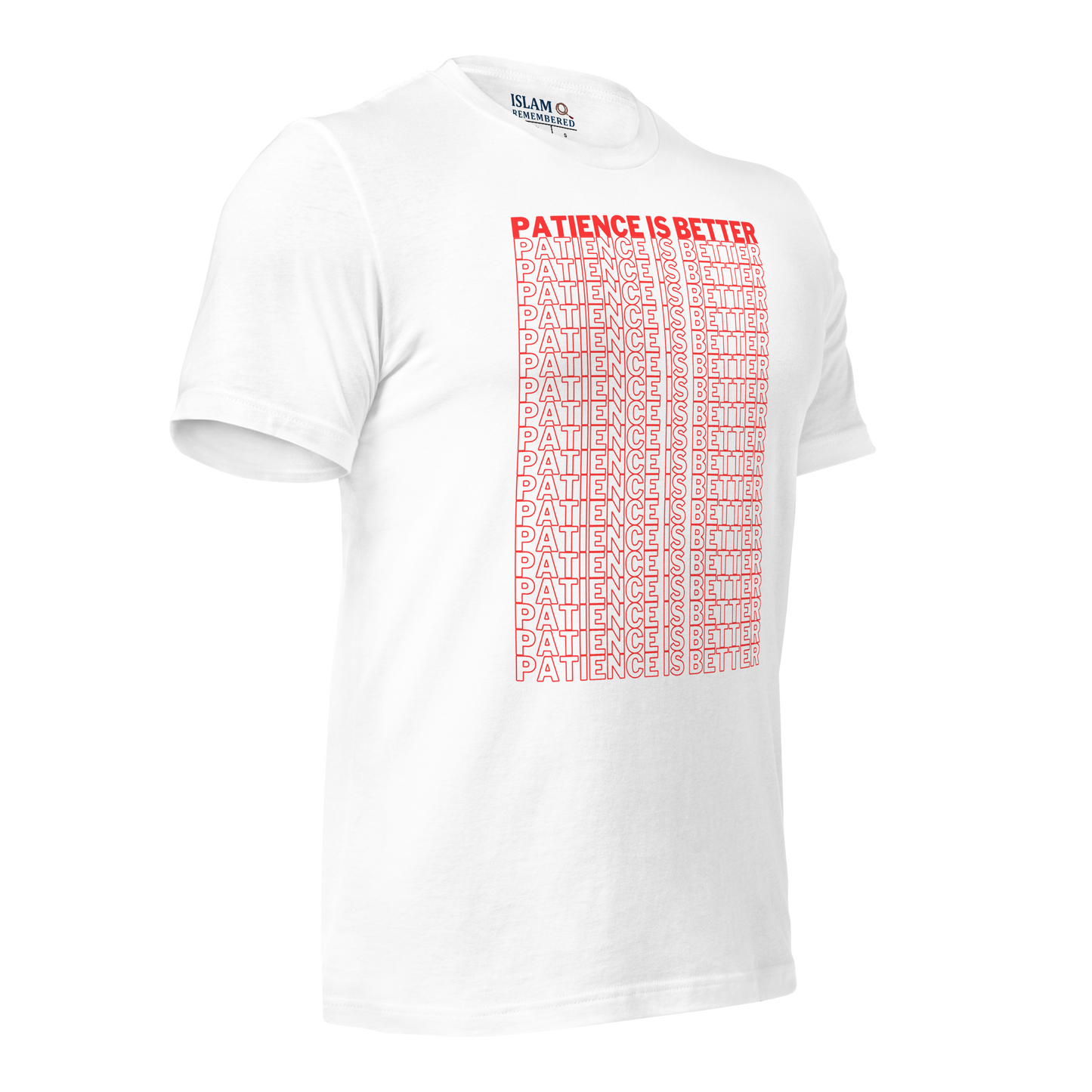 ADULT T-Shirt - PATIENCE IS BETTER - Red