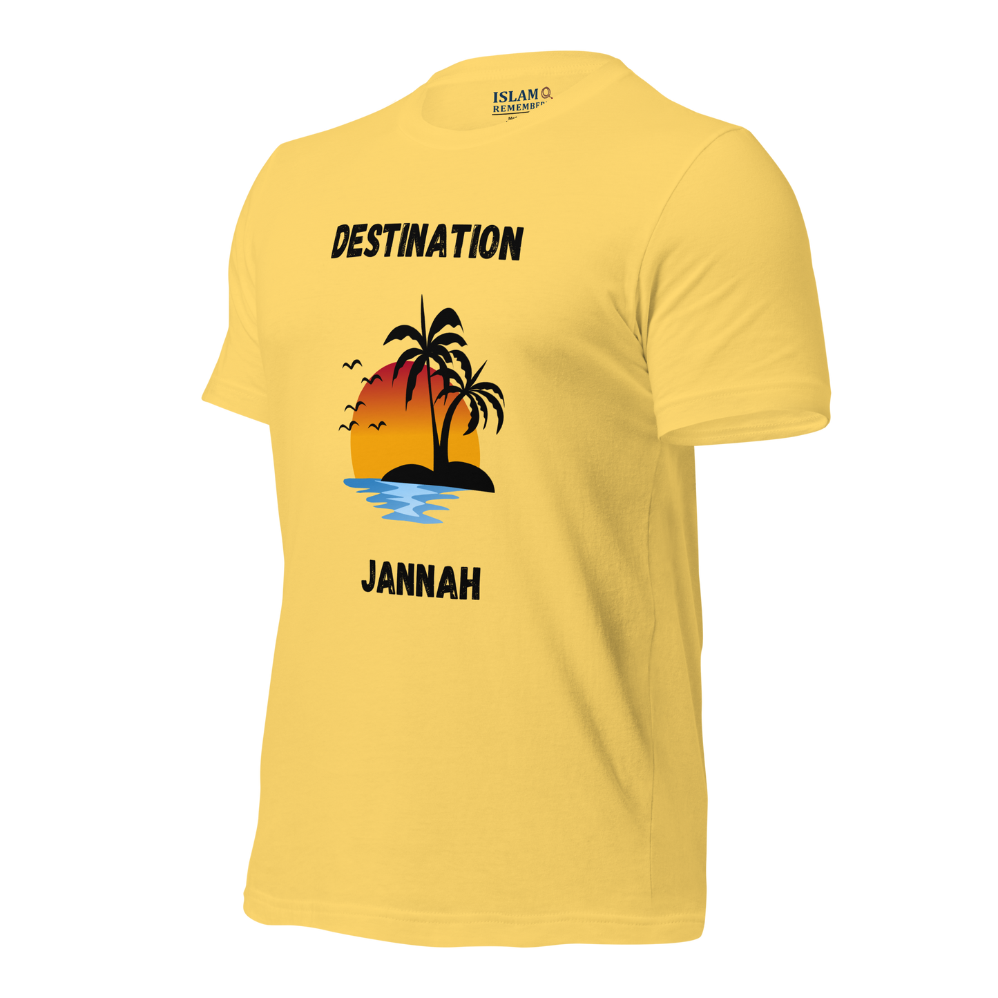 ADULT T-Shirt - DESTINATION JANNAH (Island Collection) - Black