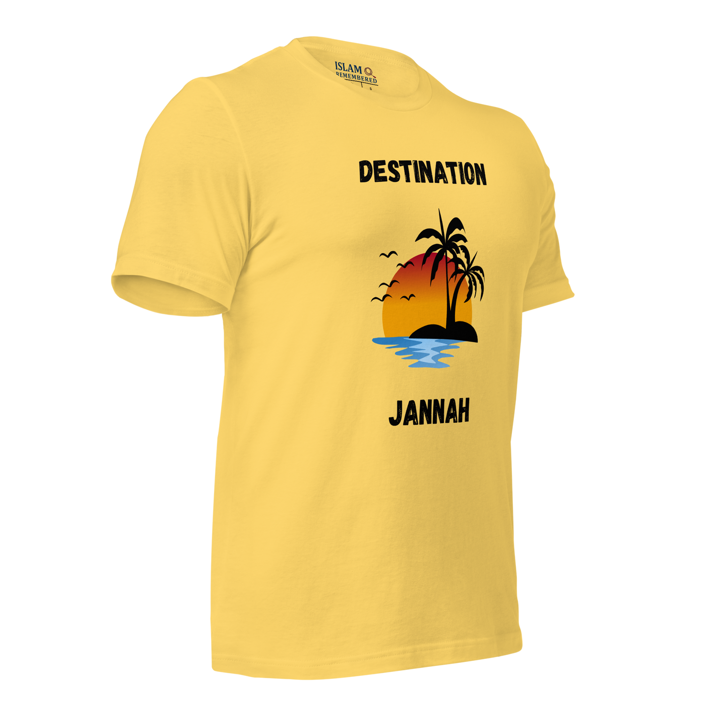 ADULT T-Shirt - DESTINATION JANNAH (Island Collection) - Black