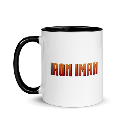 MUG Glossy Black - IRON IMAN - Medium