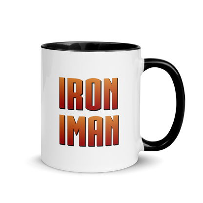 MUG Glossy Black - IRON IMAN - Medium