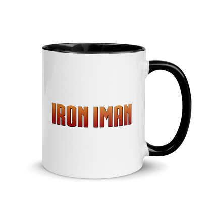 MUG Glossy Black - IRON IMAN - Medium