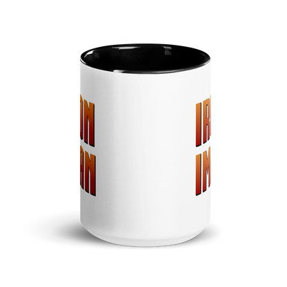 MUG Glossy Black - IRON IMAN - Medium