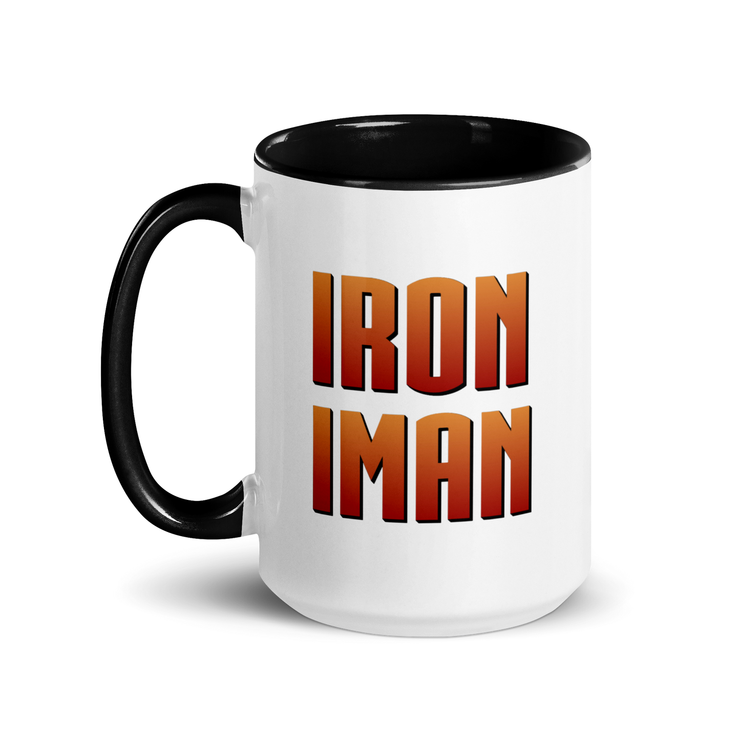 MUG Glossy Black - IRON IMAN - Medium