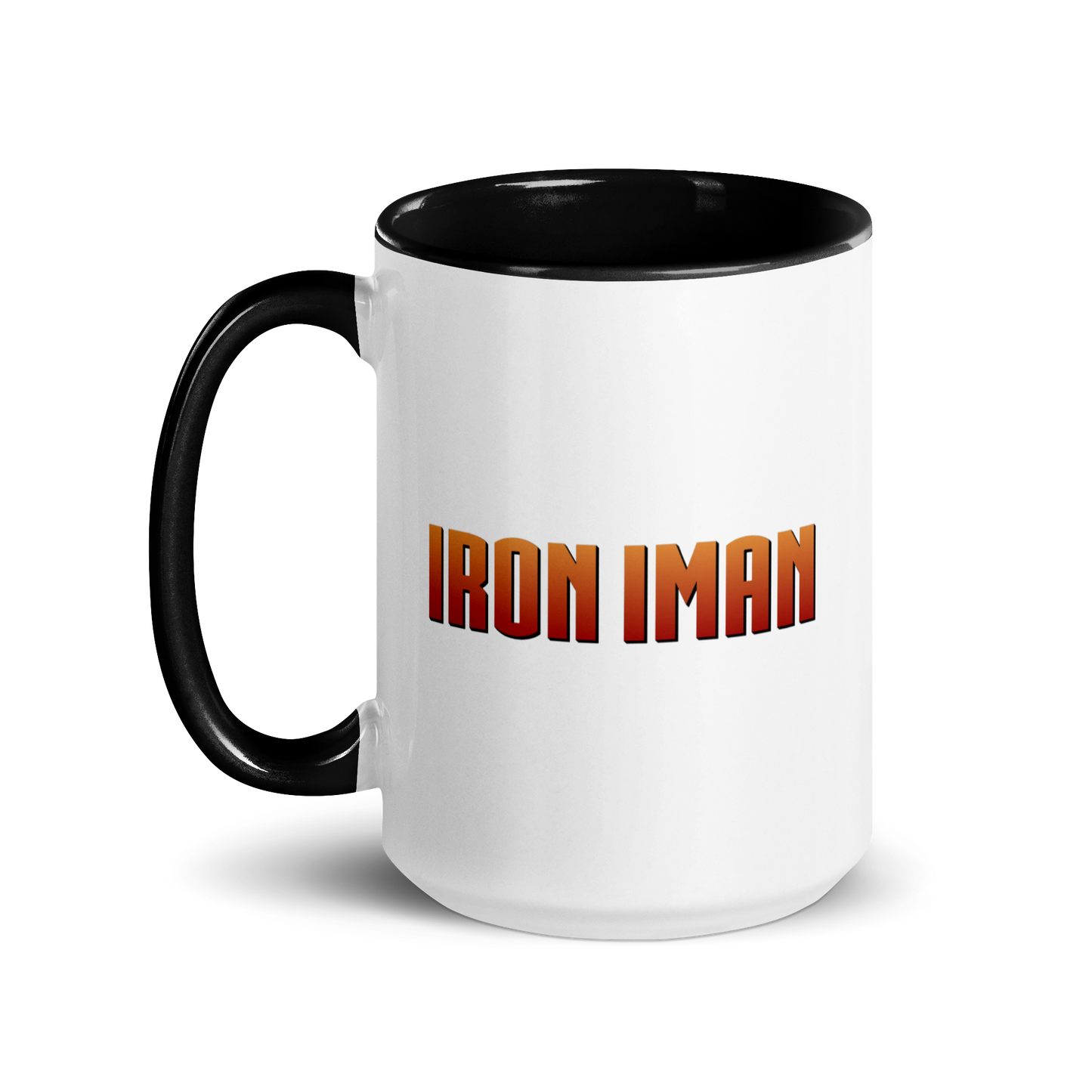 MUG Glossy Black - IRON IMAN - Medium