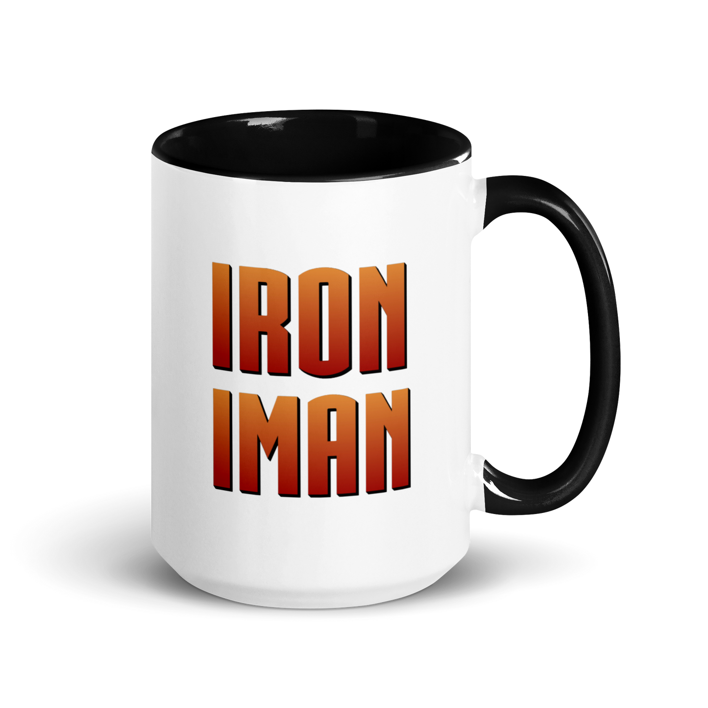 MUG Glossy Black - IRON IMAN - Medium