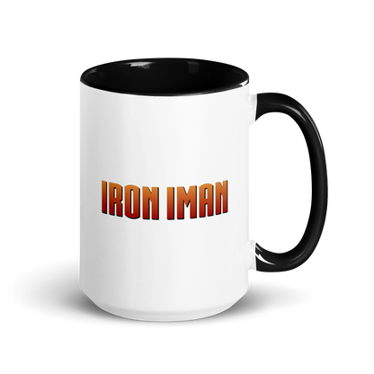 MUG Glossy Black - IRON IMAN - Medium