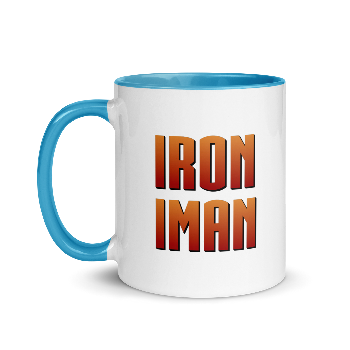 MUG Glossy Black - IRON IMAN - Medium