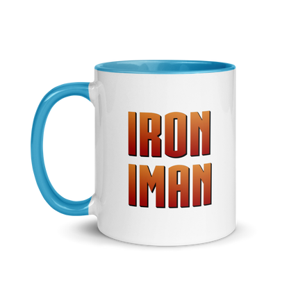 MUG Glossy Black - IRON IMAN - Medium