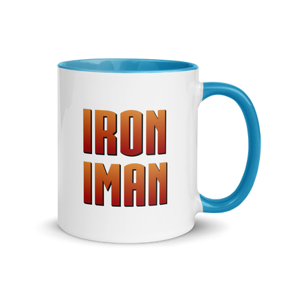 MUG Glossy Black - IRON IMAN - Medium