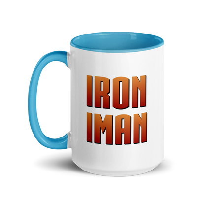 MUG Glossy Black - IRON IMAN - Medium