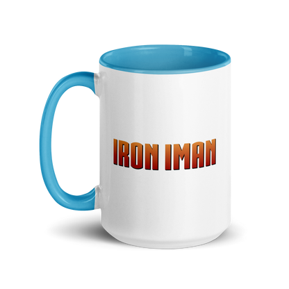 MUG Glossy Black - IRON IMAN - Medium