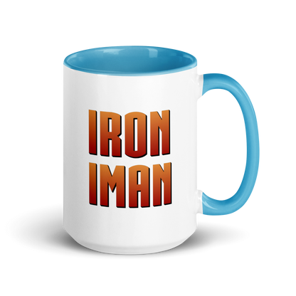 MUG Glossy Black - IRON IMAN - Medium