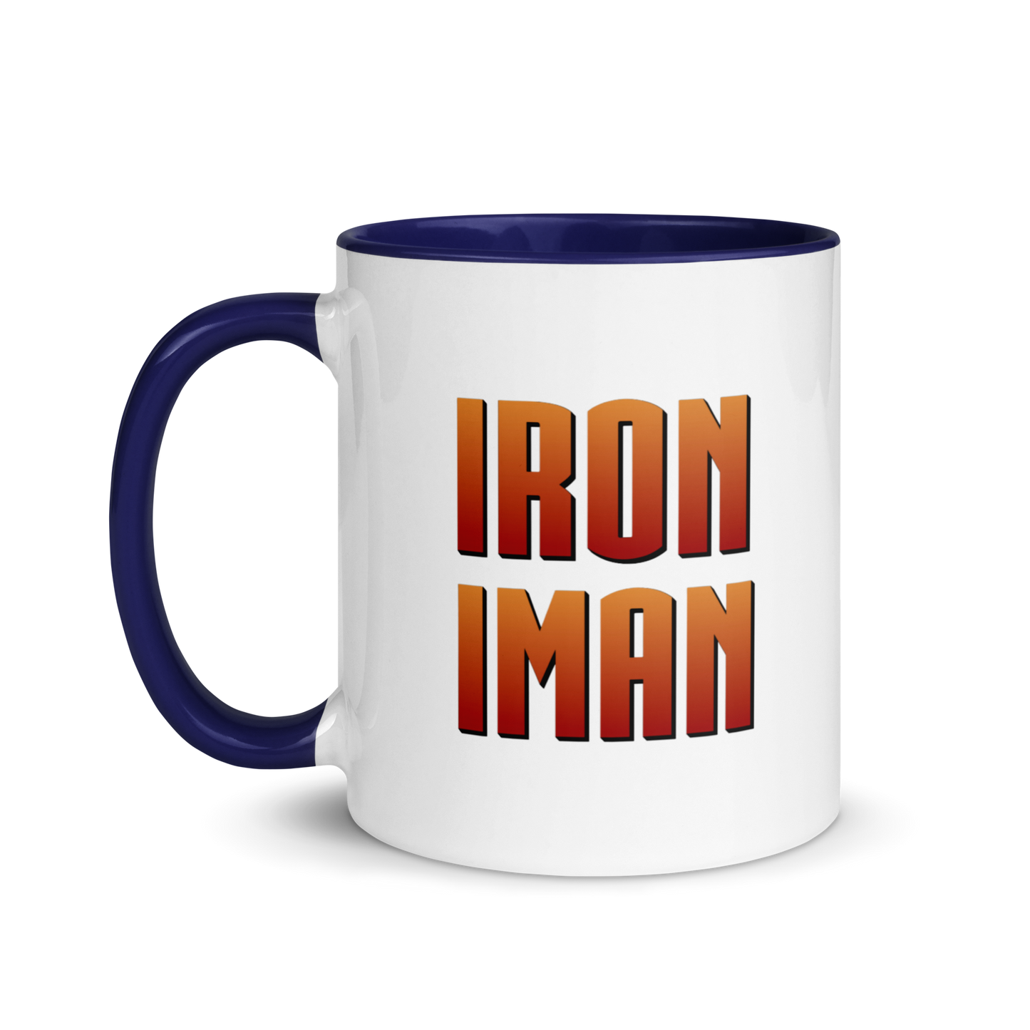 MUG Glossy Black - IRON IMAN - Medium