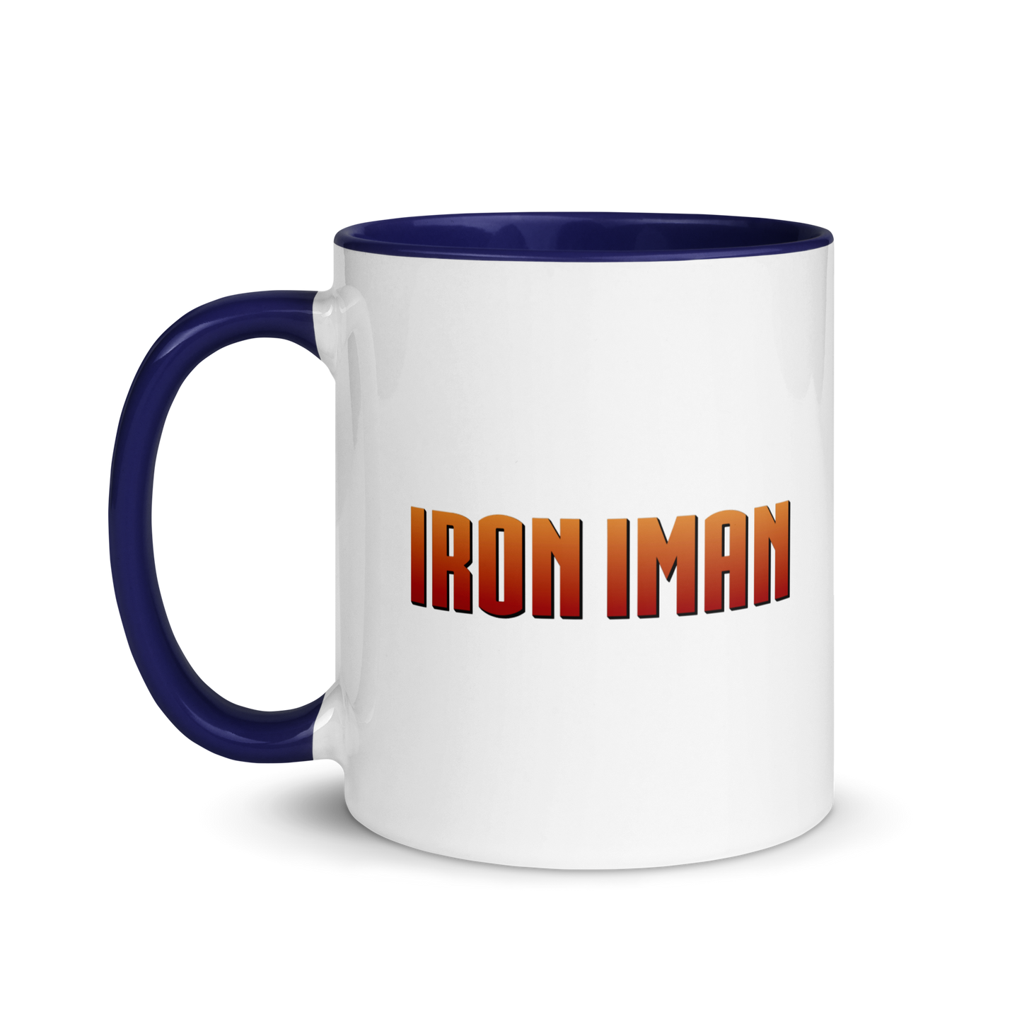 MUG Glossy Black - IRON IMAN - Medium