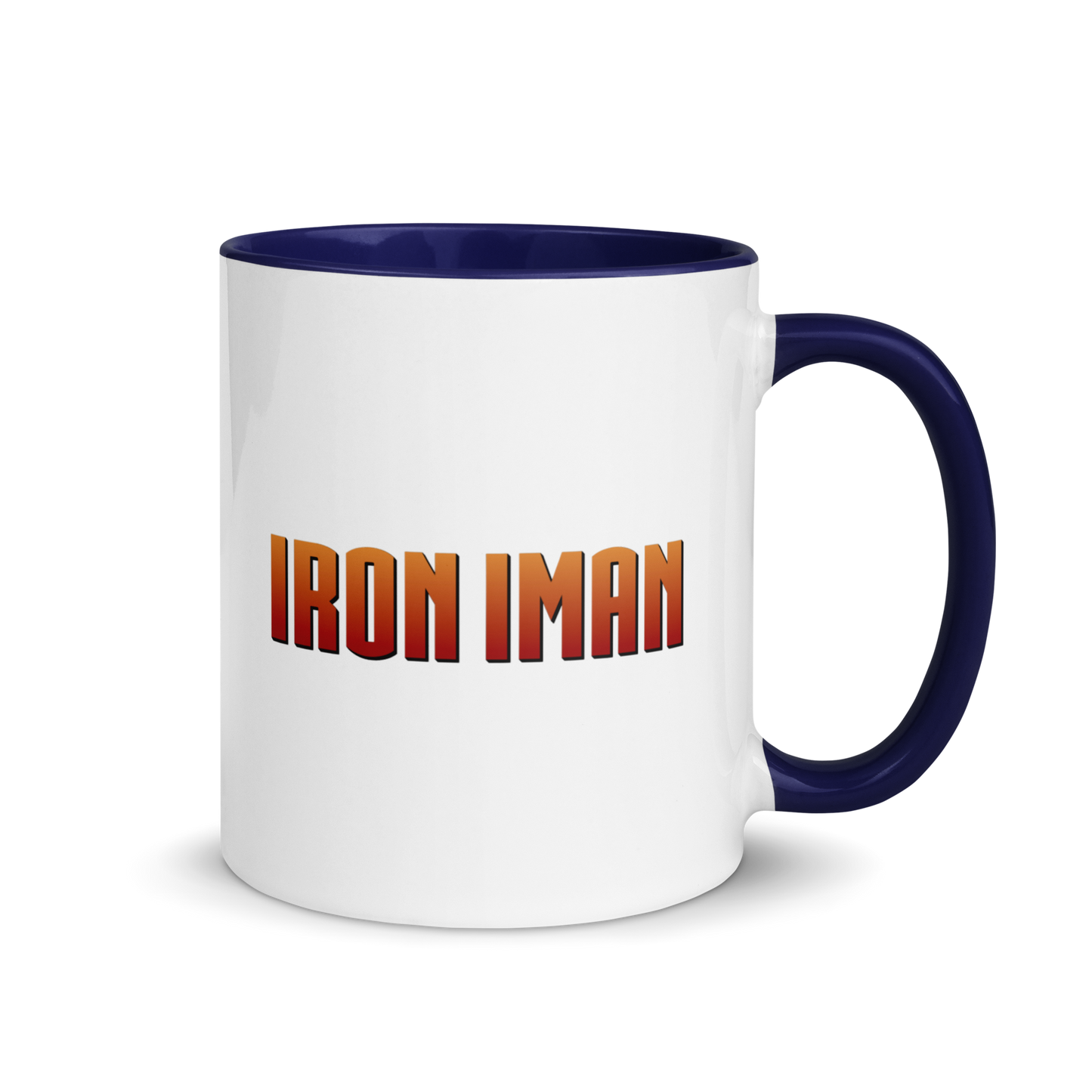 MUG Glossy Black - IRON IMAN - Medium