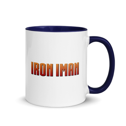 MUG Glossy Black - IRON IMAN - Medium