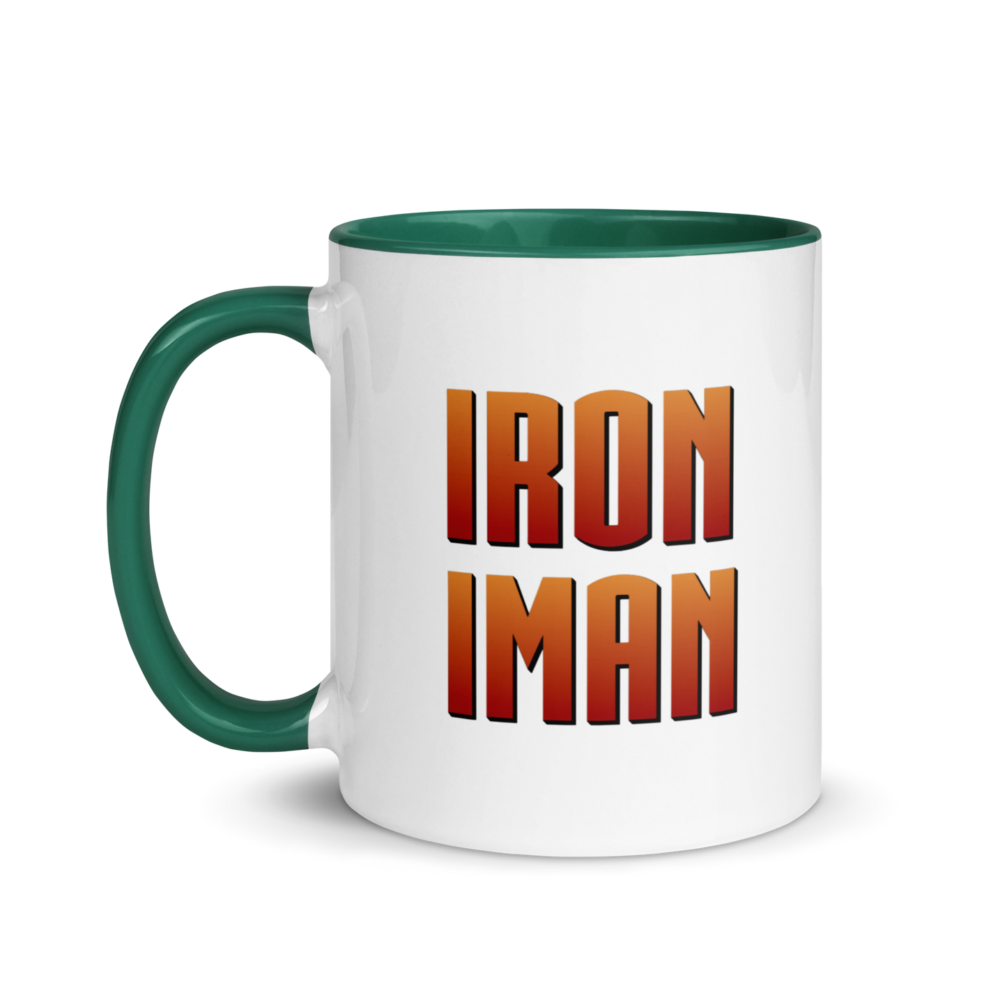 MUG Glossy Black - IRON IMAN - Medium