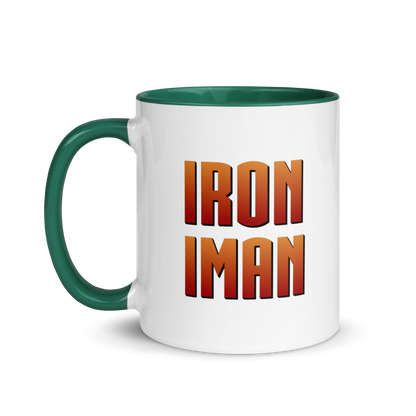 MUG Glossy Black - IRON IMAN - Medium