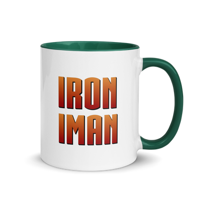 MUG Glossy Black - IRON IMAN - Medium