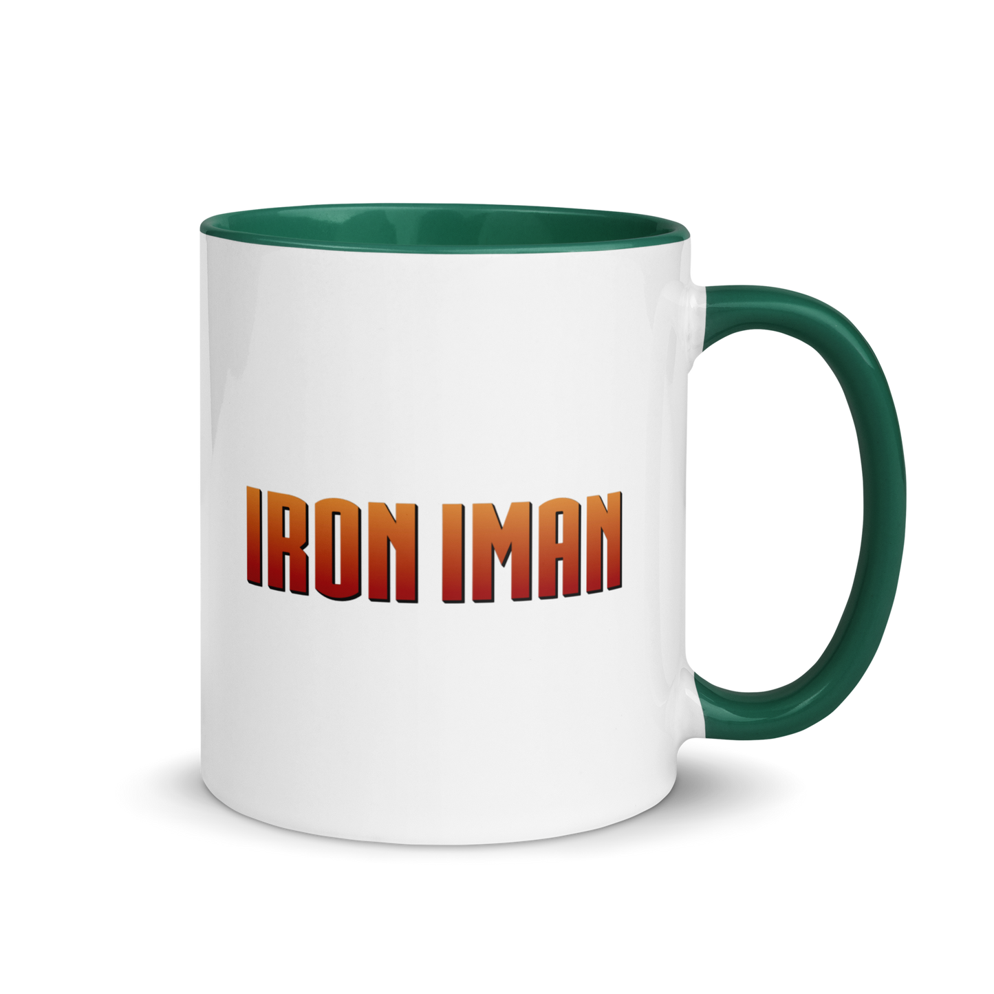 MUG Glossy Black - IRON IMAN - Medium