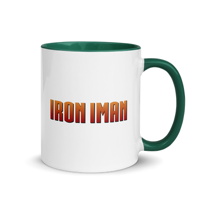 MUG Glossy Black - IRON IMAN - Medium