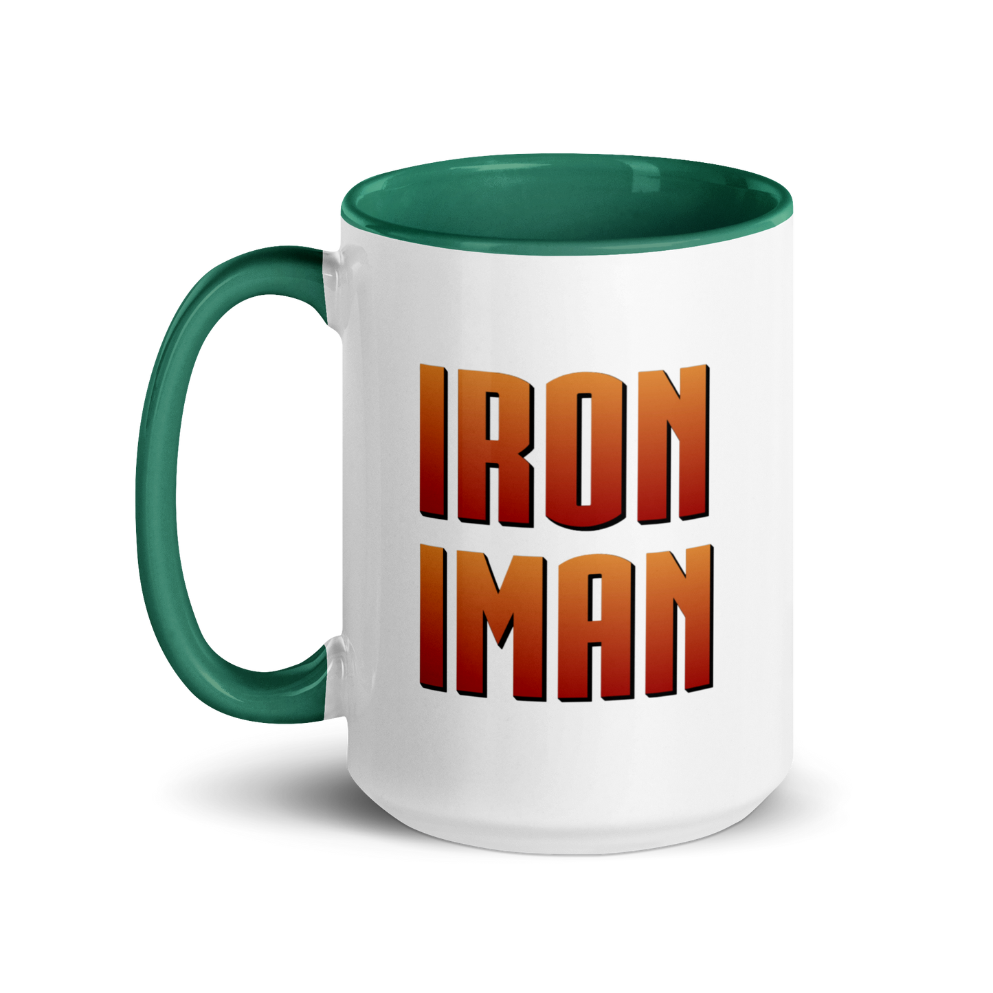 MUG Glossy Black - IRON IMAN - Medium