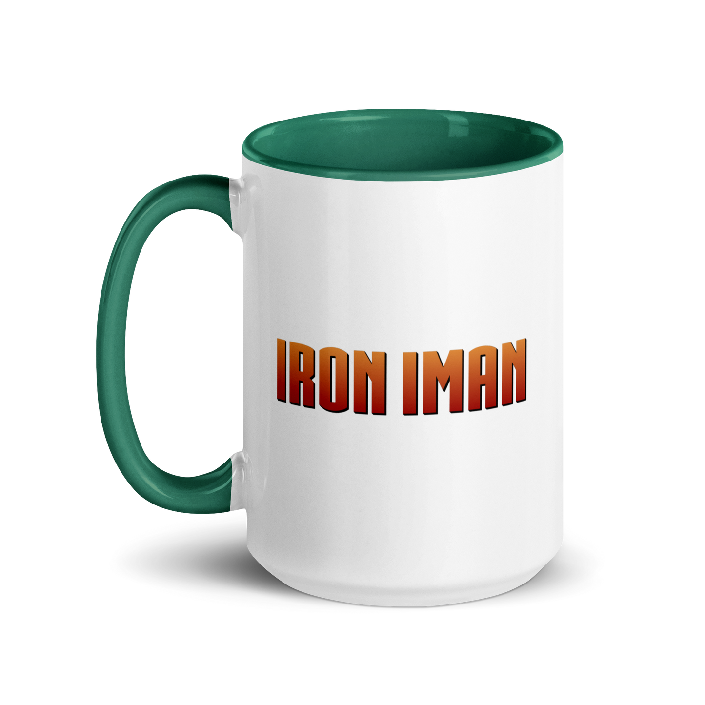 MUG Glossy Black - IRON IMAN - Medium