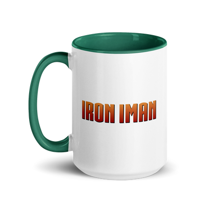 MUG Glossy Black - IRON IMAN - Medium