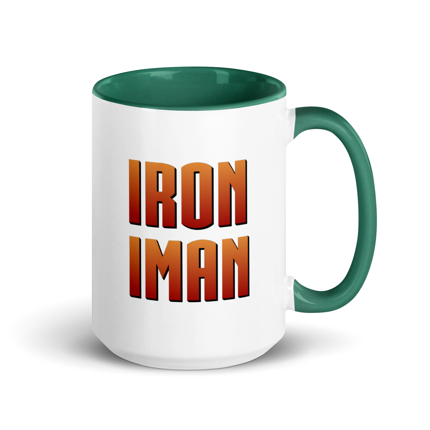 MUG Glossy Black - IRON IMAN - Medium