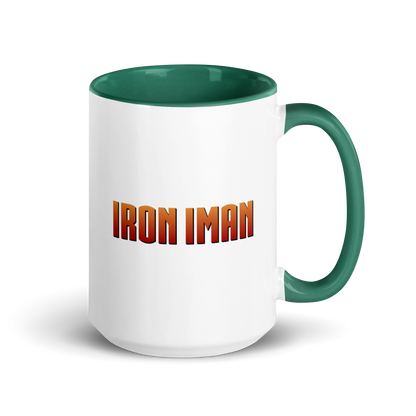 MUG Glossy Black - IRON IMAN - Medium