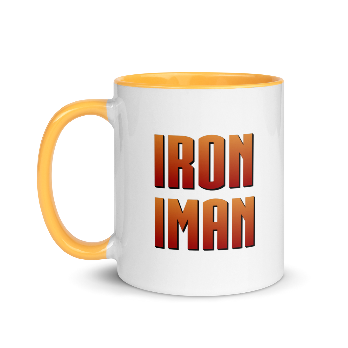 MUG Glossy Black - IRON IMAN - Medium