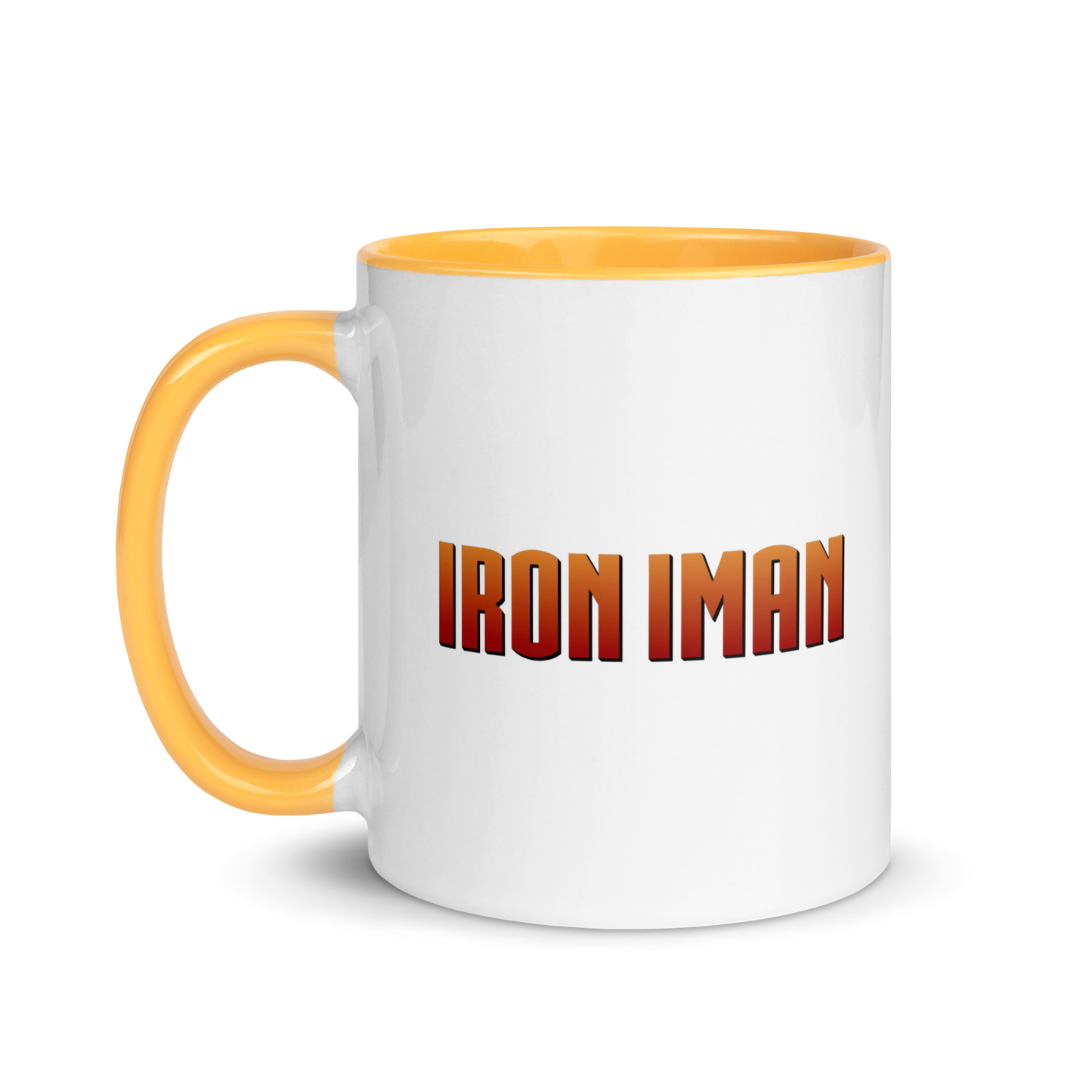 MUG Glossy Black - IRON IMAN - Medium