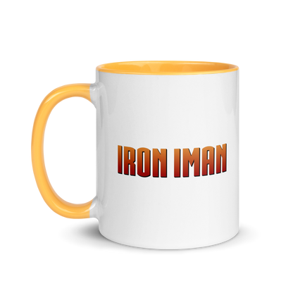 MUG Glossy Black - IRON IMAN - Medium