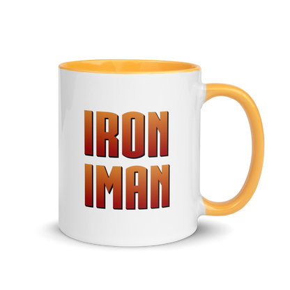 MUG Glossy Black - IRON IMAN - Medium