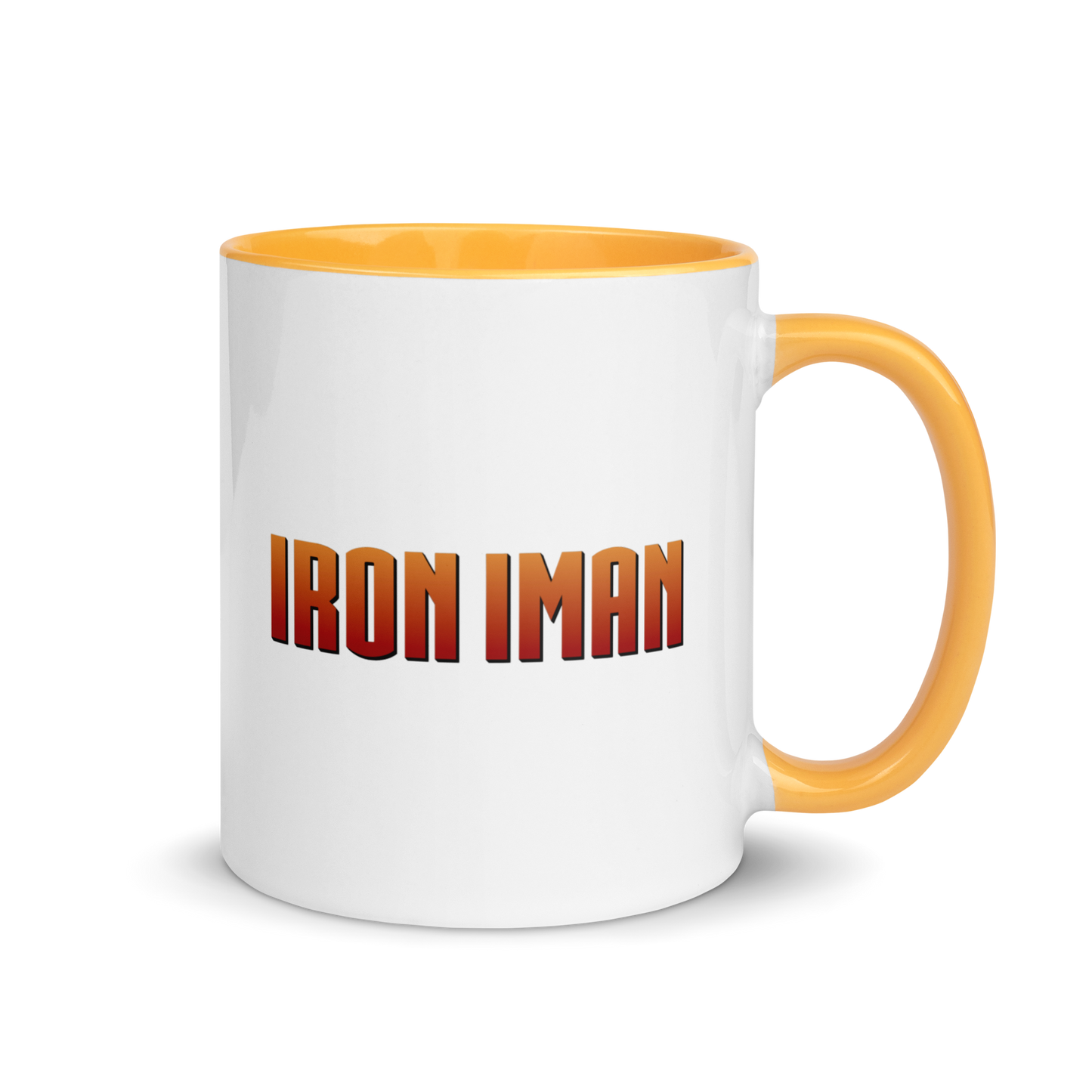 MUG Glossy Black - IRON IMAN - Medium