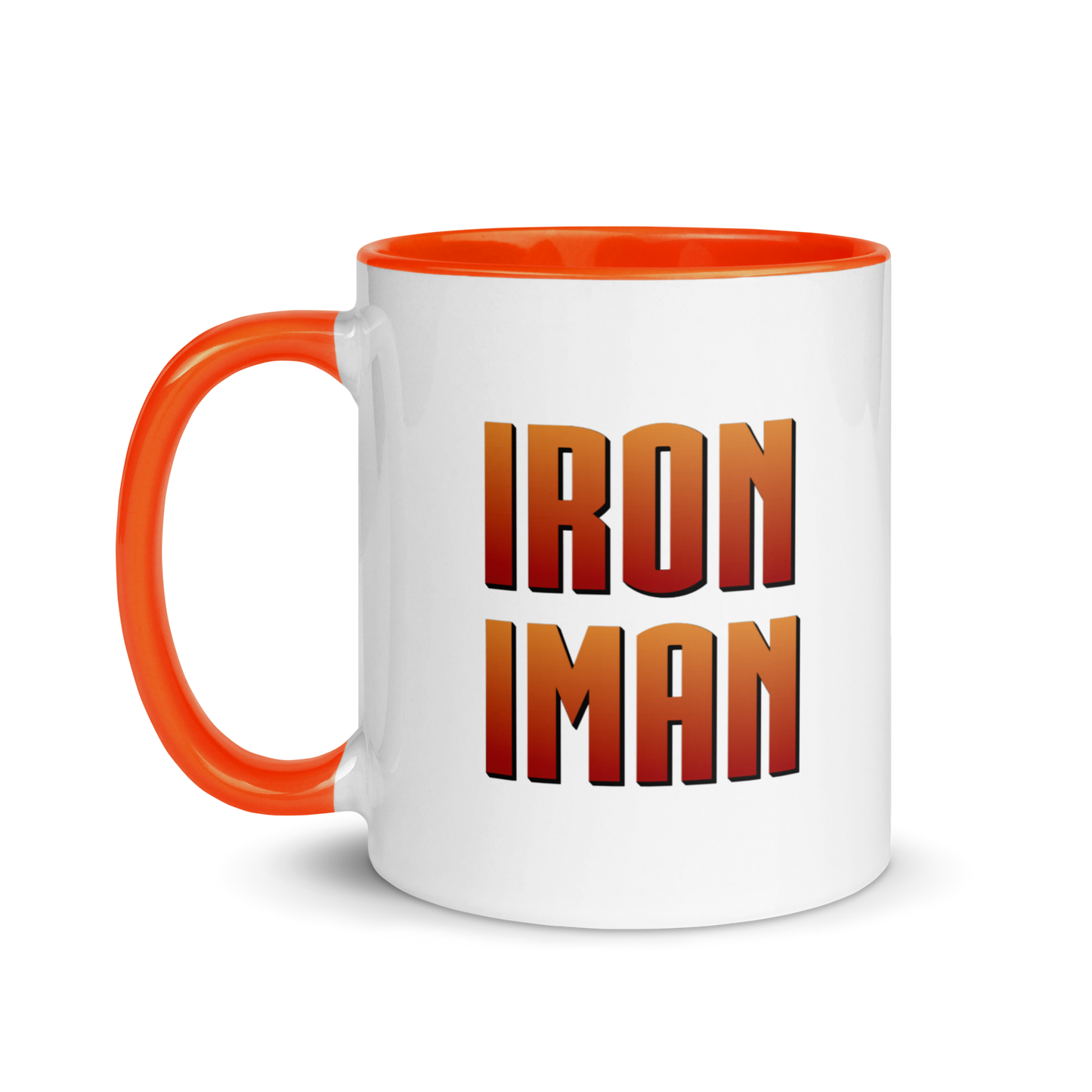 MUG Glossy Black - IRON IMAN - Medium