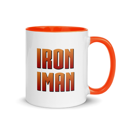 MUG Glossy Black - IRON IMAN - Medium