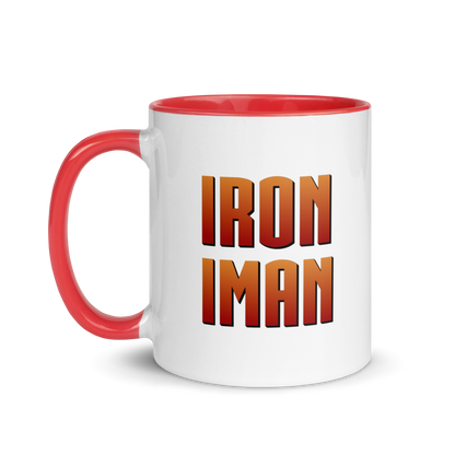 MUG Glossy Black - IRON IMAN - Medium