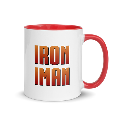 MUG Glossy Black - IRON IMAN - Medium