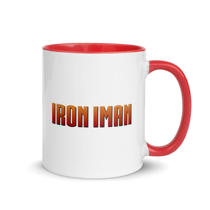 MUG Glossy Black - IRON IMAN - Medium